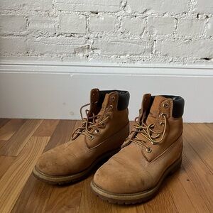 Timberland Tan Lace Up Boots